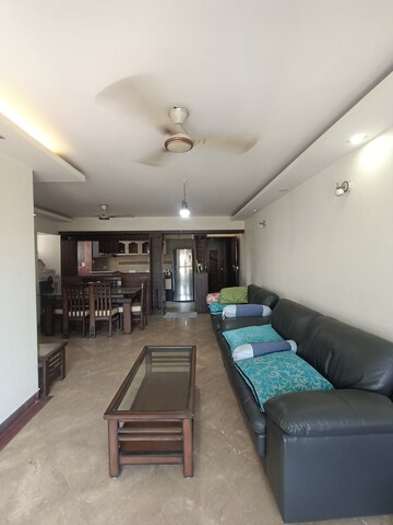 Living Room in 2 BHK Apartment at Harbour Court, Nerul Sector 19a – for Rent