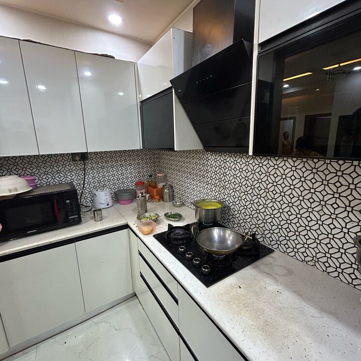Kitchen, ss-the-lilac 2 Bedroom 900 Sq.Ft. Builder Floor In Sector 49 Gurgaon 8592439