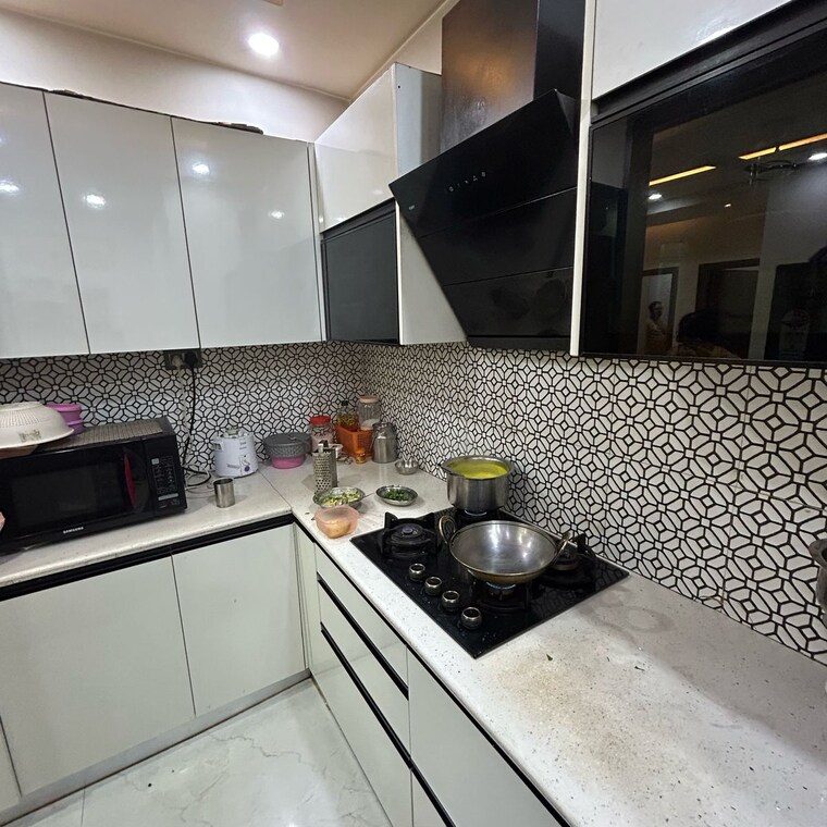 Kitchen, ss-the-lilac 2 Bedroom 900 Sq.Ft. Builder Floor In Sector 49 Gurgaon 8592439