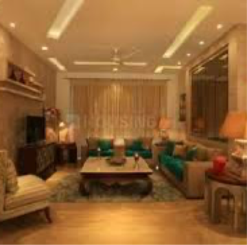 Living Room in 4 BHK Apartment at Ambience Creacions, Sector 22 – for Sale