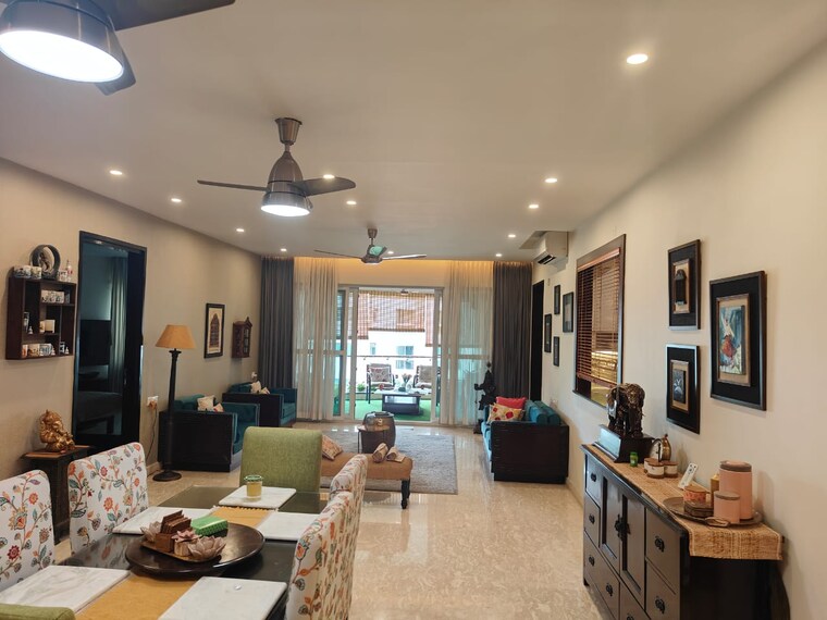 Living Room, brigade-caladium 3 Bedroom 3450 Sq.Ft. Apartment In Hebbal Bangalore 8592765