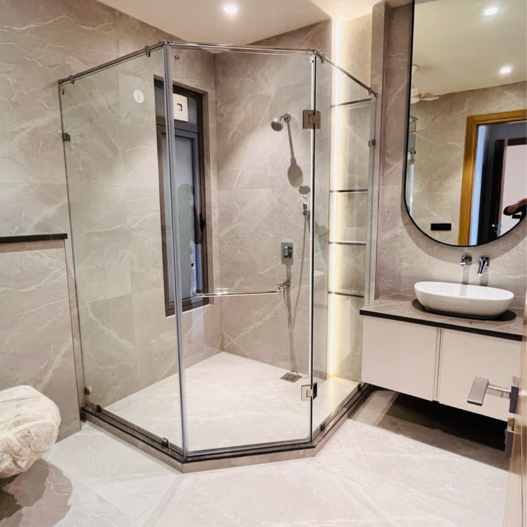Bathroom, ansal-boom-plaza 4 Bedroom 480 Sq.Ft. Builder Floor In Sector 57 Gurgaon 8592795