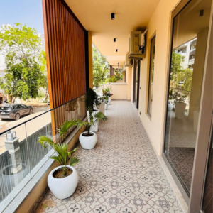 Balcony in 4 BHK Builder Floor at Ansal Boom Plaza, Sector 57 – for Sale