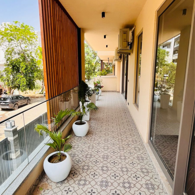 Balcony, ansal-boom-plaza 4 Bedroom 480 Sq.Ft. Builder Floor In Sector 57 Gurgaon 8592795