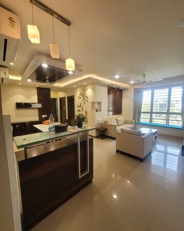 Living Room in 2.5 BHK Apartment at Oberoi Realty Woods, Goregaon East – for Rent