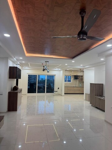 Kitchen in 3 BHK Apartment at Rajapushpa Provincia, Narsingi – for Rent