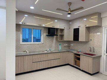 Kitchen in 3 BHK Apartment at Rajapushpa Provincia, Narsingi – for Rent
