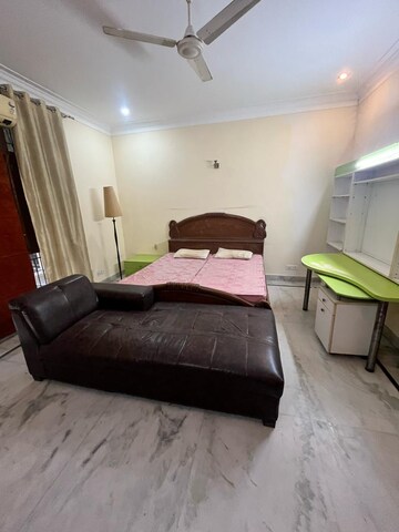 Living Room in 3 BHK Builder Floor at Sushant Lok I – for Rent