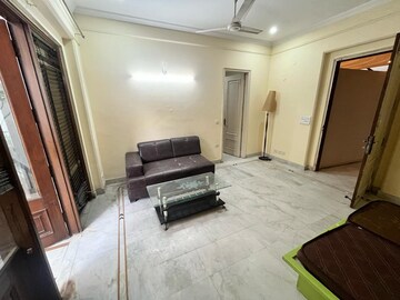 Living Room in 3 BHK Builder Floor at Sushant Lok I – for Rent