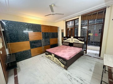 Bedroom in 3 BHK Builder Floor at Sushant Lok I – for Rent