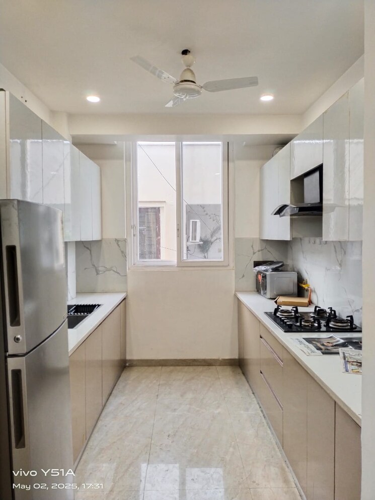 Kitchen, shanti kunj 3 Bedroom 1500 Sq.Ft. Builder Floor In Shanti Kunj Delhi 8593023