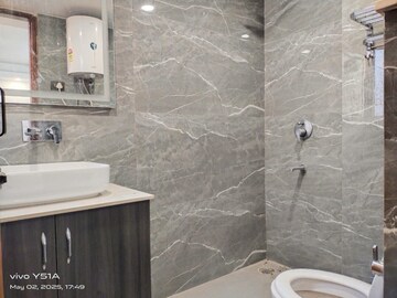 Bathroom in 3 BHK Builder Floor at Shanti Kunj – for Rent