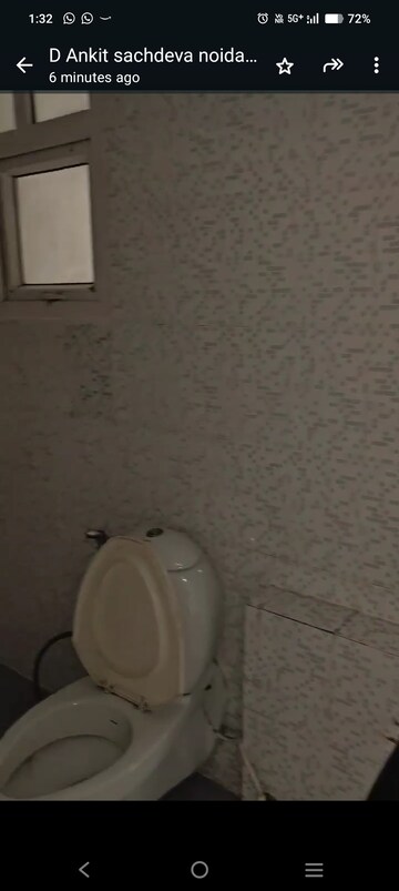 Bathroom in 3 BHK Apartment at Prateek Grand City, Siddharth Vihar – for Rent