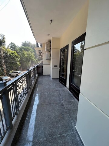 Balcony in 3 BHK Apartment at Shivalik Colony – for Rent
