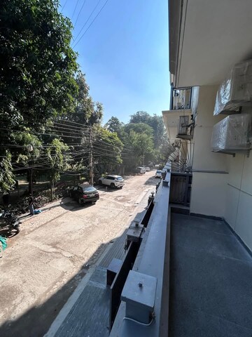Balcony in 3 BHK Apartment at Shivalik Colony – for Rent