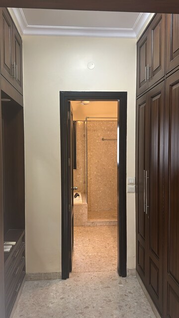 Building Lobby in 4 BHK Apartment at Anand Lok – for Rent