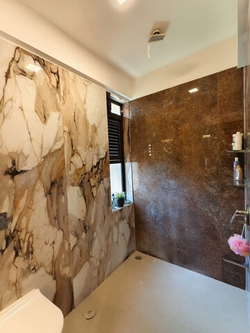 Bathroom in 1 BHK Apartment at Bandra West – for Rent