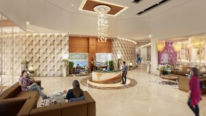 Living Room in 3 BHK Apartment at VVIP Mangal, Raj Nagar Extension – for Sale