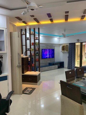 Living Room in 2 BHK Apartment at Rajhans Kshitij, Vasai West – for Sale
