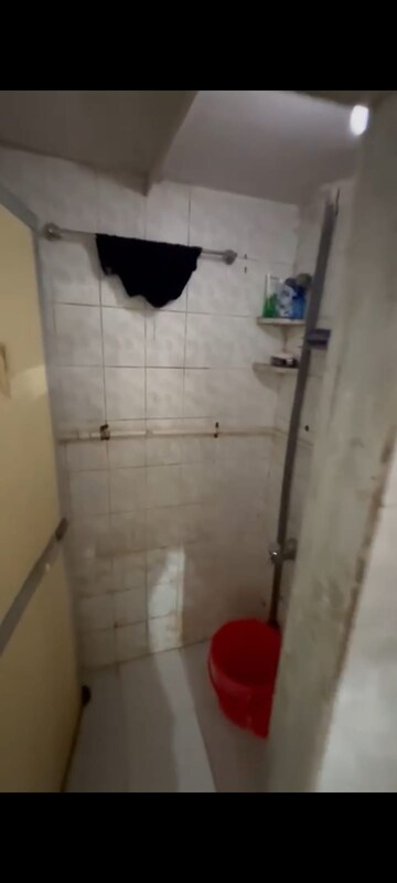 Bathroom in 1 RK Apartment at Pushpraj Building, Goregaon East – for Rent