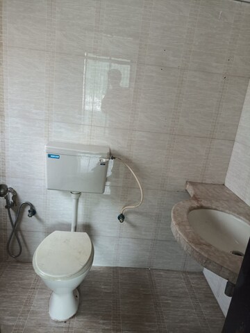 Bathroom in 3 BHK Apartment at Mahavir Astha, Kharghar – for Rent