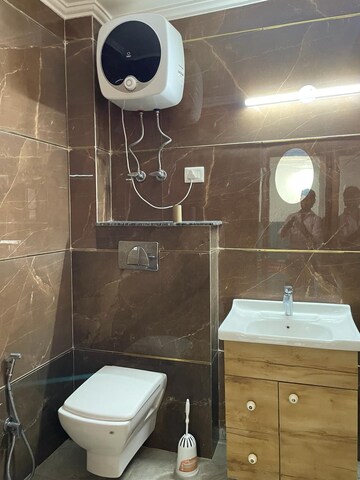 Bathroom in 2 BHK Builder Floor at Saket – for Rent