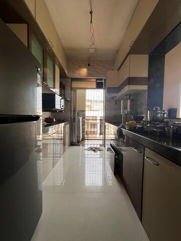 Kitchen in 2 BHK Apartment at Parsik Nagar – for Sale