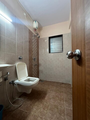 Bathroom in 2 BHK Apartment at Parsik Nagar – for Sale