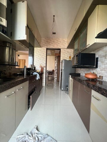 Kitchen in 2 BHK Apartment at Parsik Nagar – for Sale