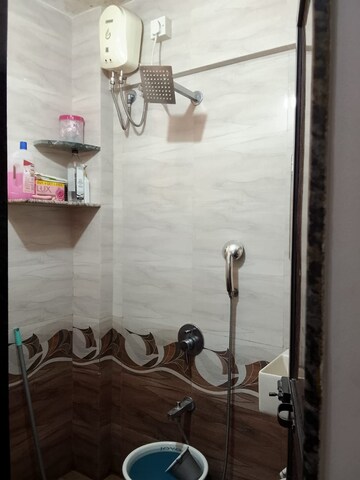 Bathroom in 1 BHK Apartment at Avillion Greenfields Co Op Housing Society, Jogeshwari East – for Rent