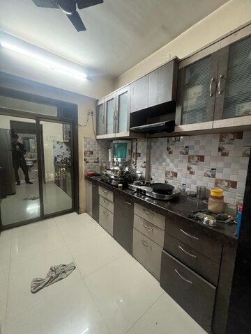 Kitchen in 3 BHK Apartment at Parsik Nagar – for Sale