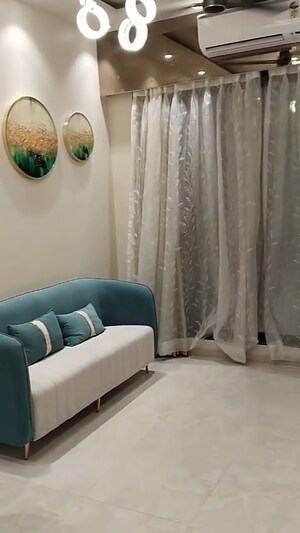 Living Room in 1 BHK Apartment at Sai Comfort Heritage, Nalasopara West – for Sale