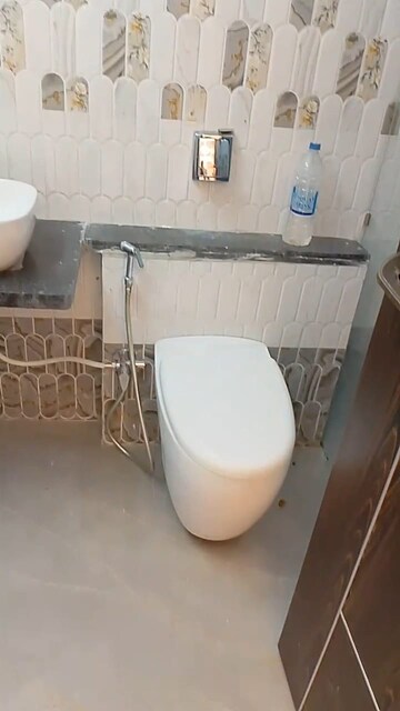 Bathroom in 3 BHK Apartment at Paradise Sai Mannat, Kharghar – for Rent