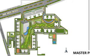 Master Plan in 4 BHK Apartment at M3M Golf Hills, Sector 79 – for Sale