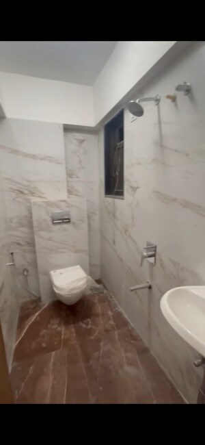 Bathroom in 1 BHK Apartment at Neelyog Towers, Malad East – for Sale