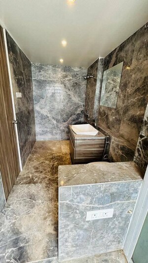 Bathroom in 3 BHK Apartment at DBR Paramount Heights, Vasai West – for Sale