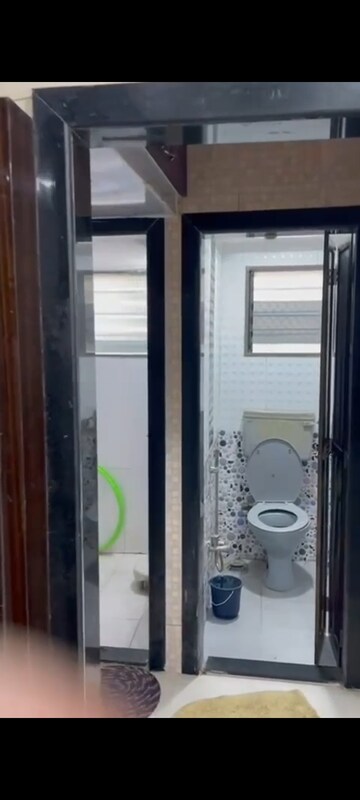 Bathroom in 1 BHK Apartment at Sankalp II, Malad East – for Rent