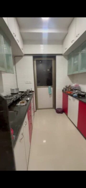 Kitchen in 1 BHK Apartment at Thakur Village, Kandivali East – for Rent