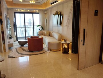 Living Room in 4 BHK Apartment at Lodha World One, Worli – for Sale