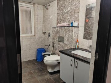 Bathroom in 3 BHK Apartment at Pashmina Waterfront, Old Madras Road – for Rent