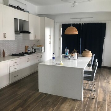 Kitchen in 3 BHK Apartment at Jubilee Hills – for Rent