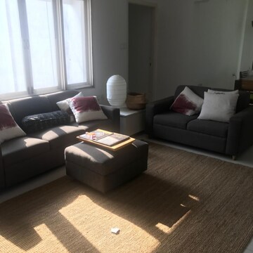 Living Room in 3 BHK Apartment at Jubilee Hills – for Rent