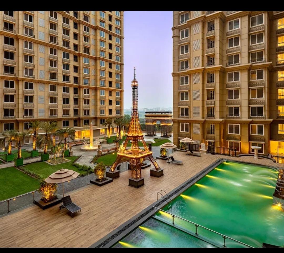 2 BHK + Study Room Apartment For Rent in Kanakia Paris