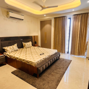 Bedroom in 4 BHK Builder Floor at Ansal API Esencia, Sector 67 – for Sale