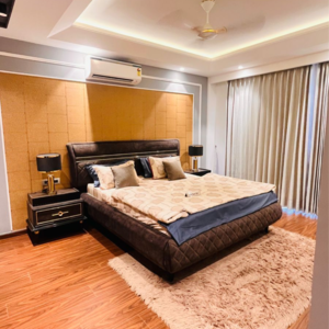 Bedroom in 4 BHK Builder Floor at Ansal API Esencia, Sector 67 – for Sale