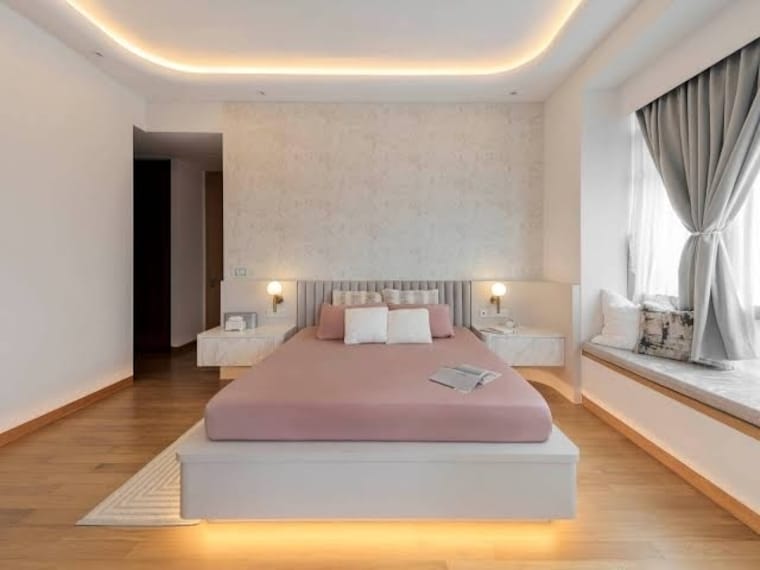 Bedroom, emaar-palm-gardens 3.5 Bedroom 1930 Sq.Ft. Apartment In Sector 83 Gurgaon 8594279