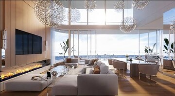 Living Room in 5 BHK Penthouse at Bestech Park View Grand Spa, Sector 81 – for Rent