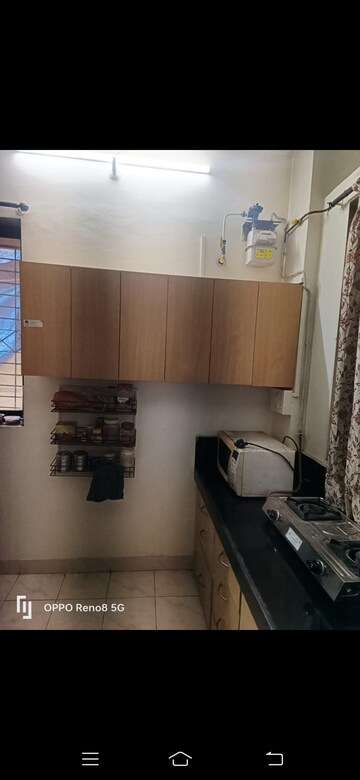 Kitchen in 1 RK Apartment at Ashirwad CHS Naupada, Naupada – for Rent