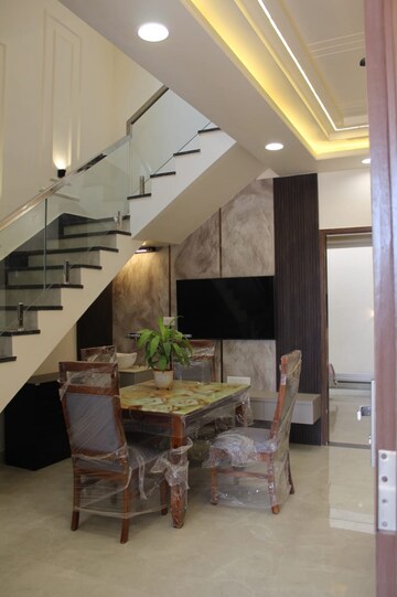 Staircase in 3 BHK Villa at Mansarovar Extension – for Sale