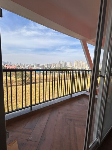 Balcony in 3 BHK Apartment at Unique K City, Keshav Nagar – for Rent
